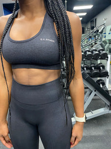 Specked Black Sports Bra